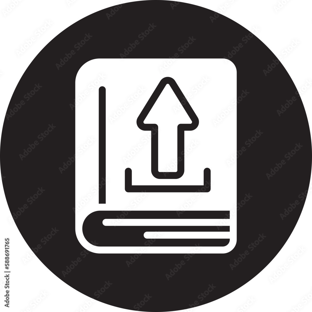 ebook glyph icon