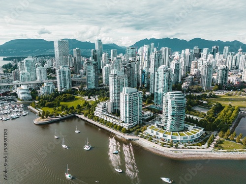 Vancouver from above © King_schwab/Wirestock Creators