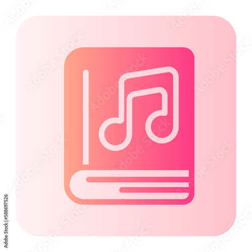 audiobook gradient icon