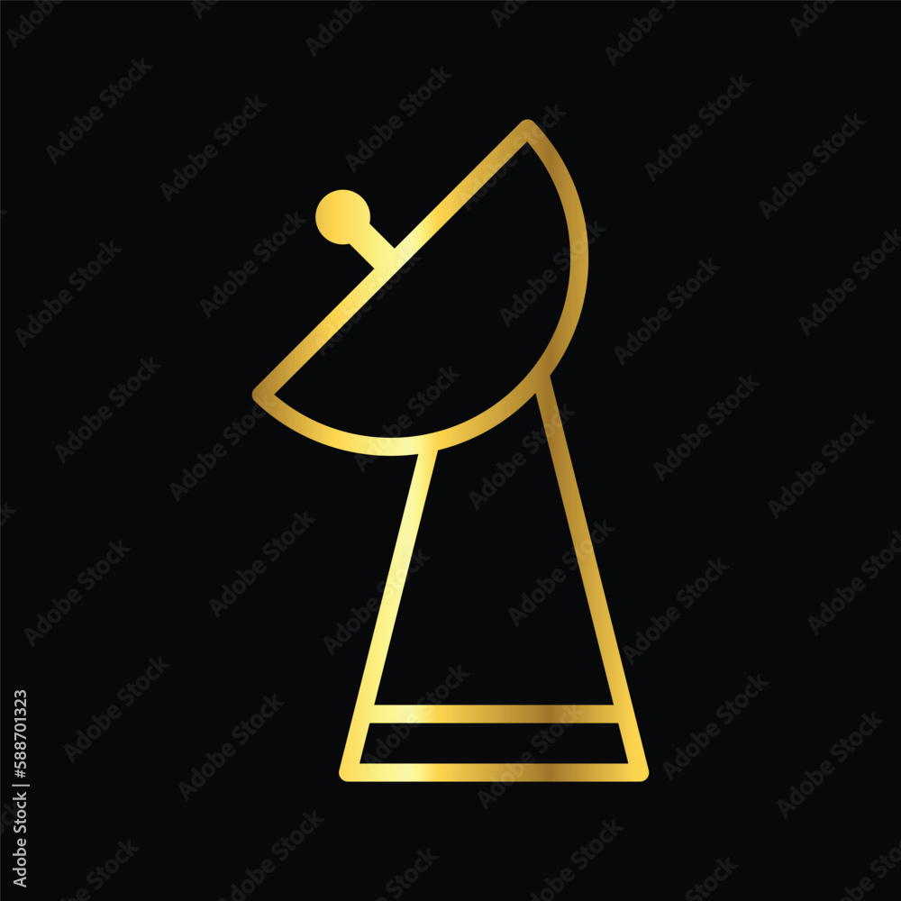 gold radar, icon, vector, design, template, illustrasi, logo, flat, style, trendy, collection gold radar, icon, vector, design, template, illustrasi, logo, flat, style, trendy, collection