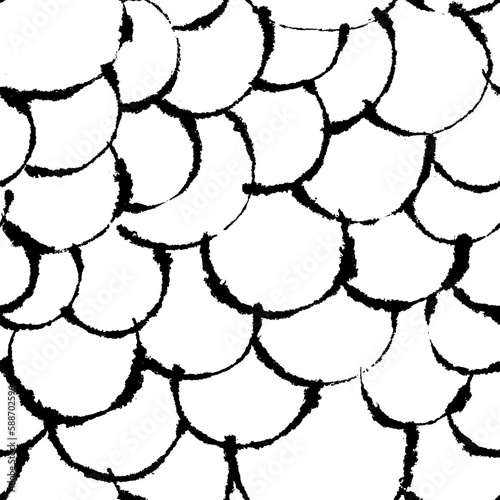 Light Fishscale Inky Pattern on Blotting Paper