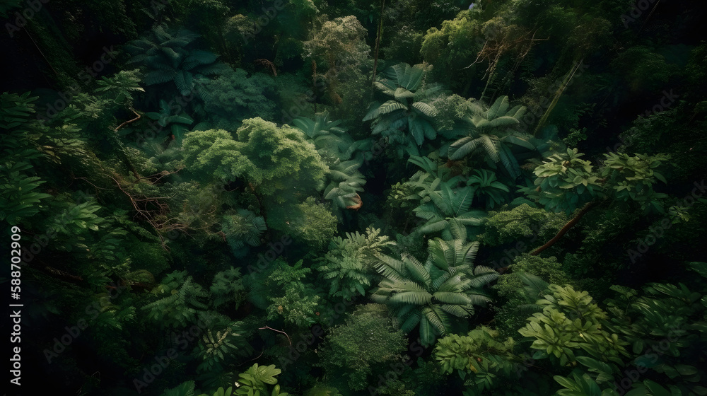 The Beauty of Rainforests. Generative AI