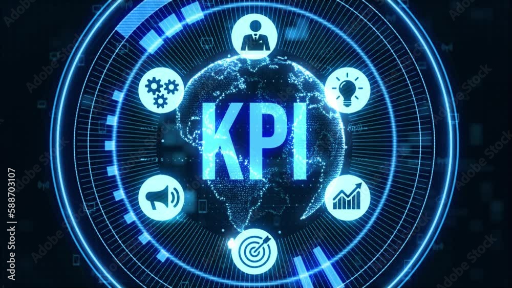 KPI Key Performance Indicator for Business Concept. Business, Technology, Internet and network concept. KPI Key Performance Indicator for Business Concept. Business, Technology, Internet and network concept.