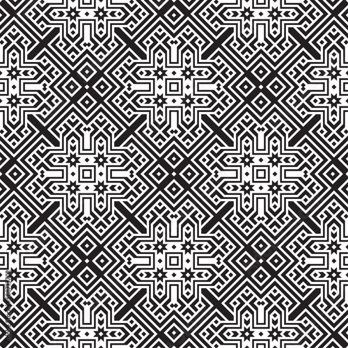 Vector seamless models. Modern stylish texture. Composition from regularly repeating geometrical element. Monochrome, simple. Vector illustrations.