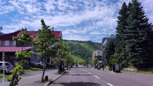 ひらふ坂からの風景　夏の北海道