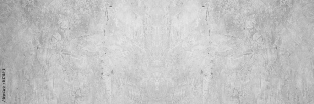 Fototapeta premium Old wall texture cement dirty gray with black background abstract grey and silver color design are light with white background.