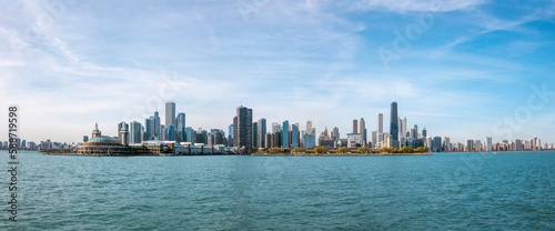 Panoramic view of the city of Chicago