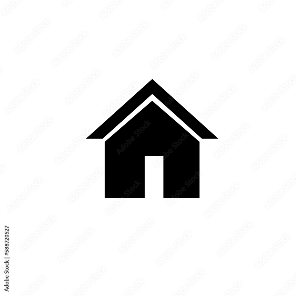 simple home icon. simple home icon.