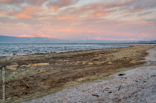 Sunset at the Salton Sea