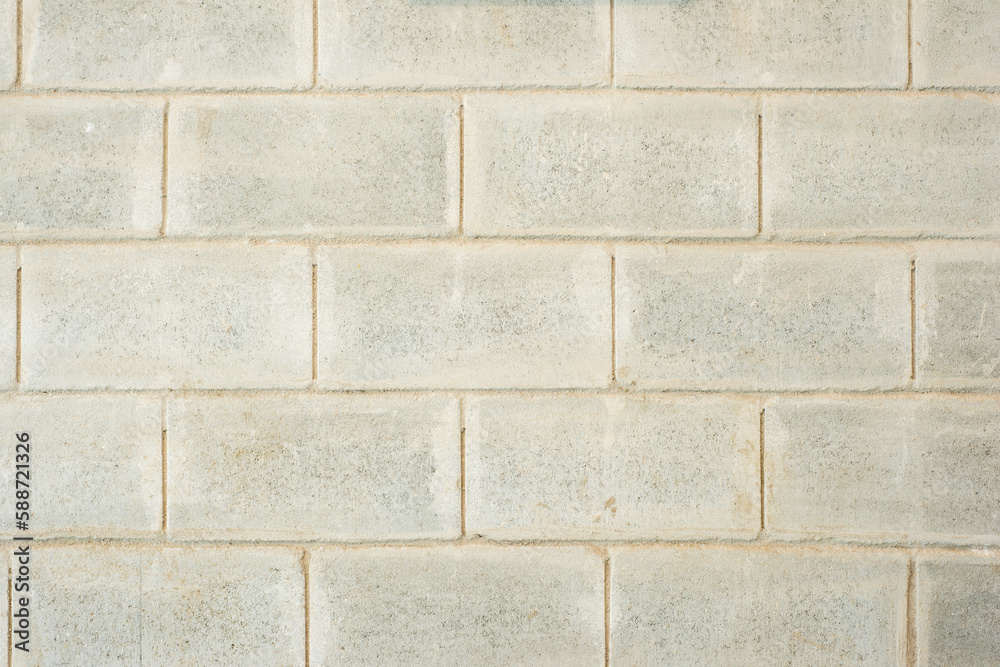 Naklejka premium white brick wall texture