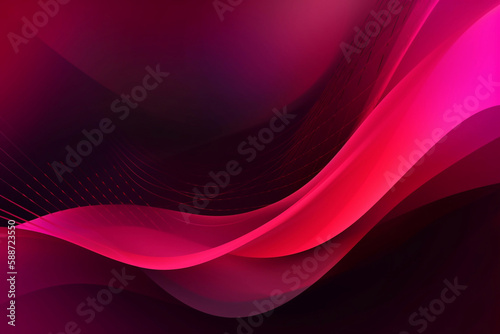 Dark pink abstract modern background. AI Generated
