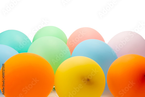 A Ballon isolated on a white background.