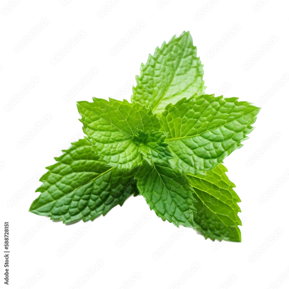 fresh leaves of mint fresh leaves of mint