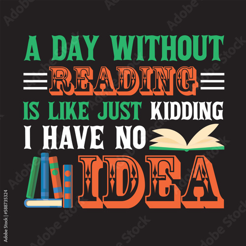 Librarian Typography T-shirt Design