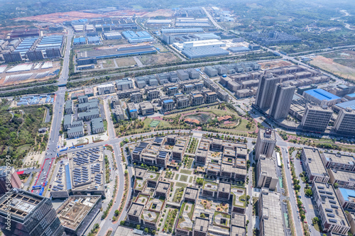 Fototapeta Naklejka Na Ścianę i Meble -  Power Valley Industrial Park, High-tech Zone, Zhuzhou City, China