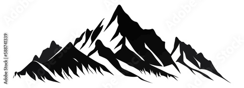 mountain logo  illustration of a mountain