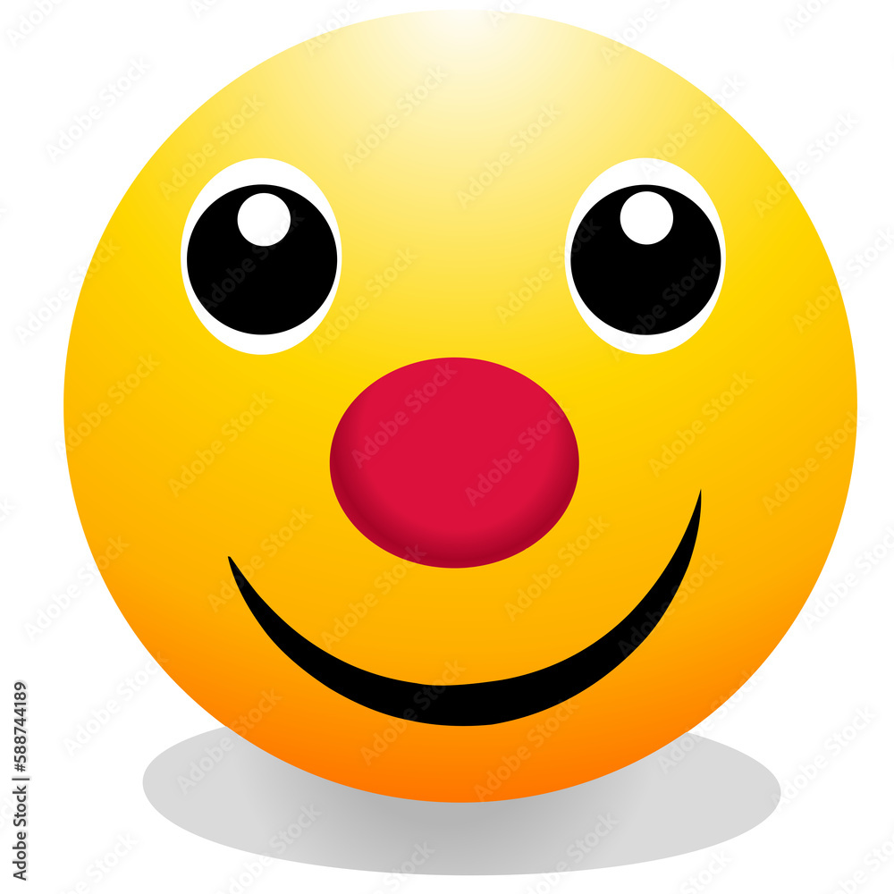 Fototapeta premium happy smiley face icon