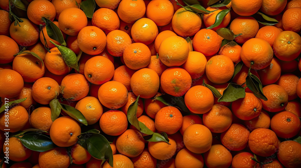 oranges on the market created with Generative AI technology oranges on the market created with Generative AI technology
