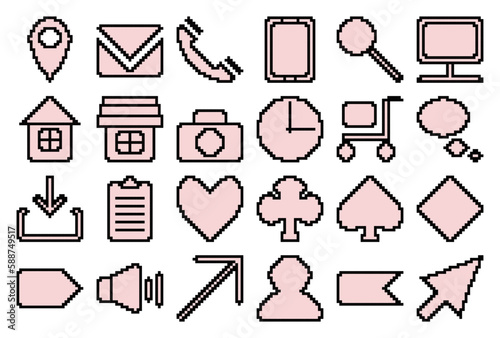 ドットアイコンセット