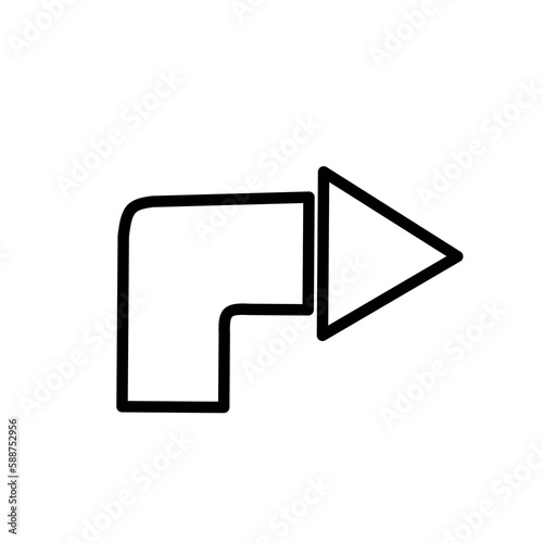 arrow direction symbol icon