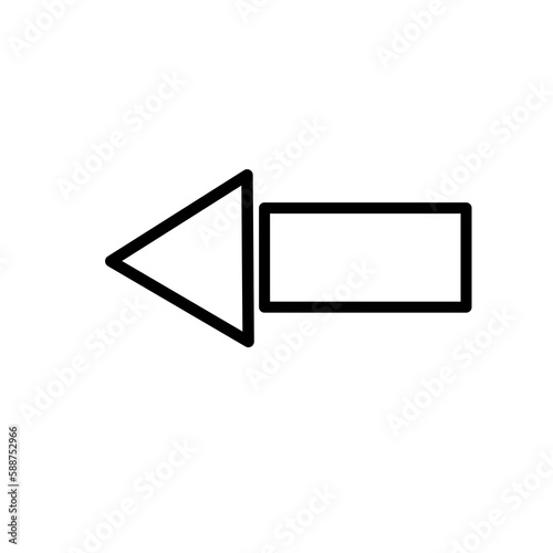 arrow direction symbol icon
