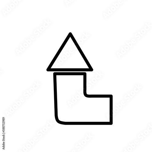 arrow direction symbol icon