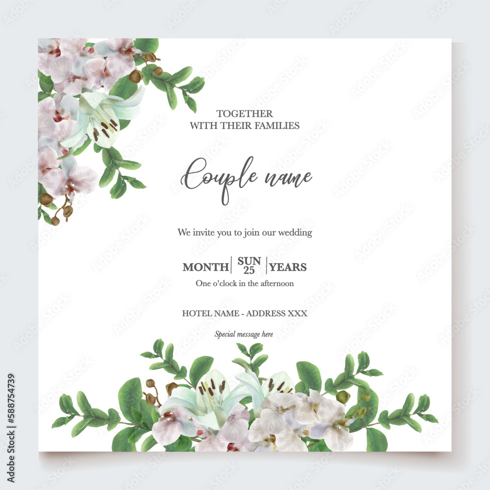 Save the date wedding invitation templates