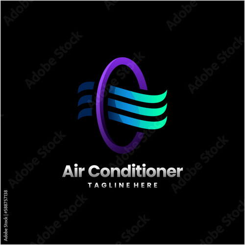 Hvac logo with o ring concept