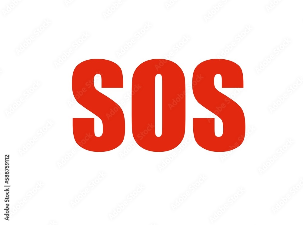 SOS Help.An alarming international signal. SOS Help.An alarming international signal.