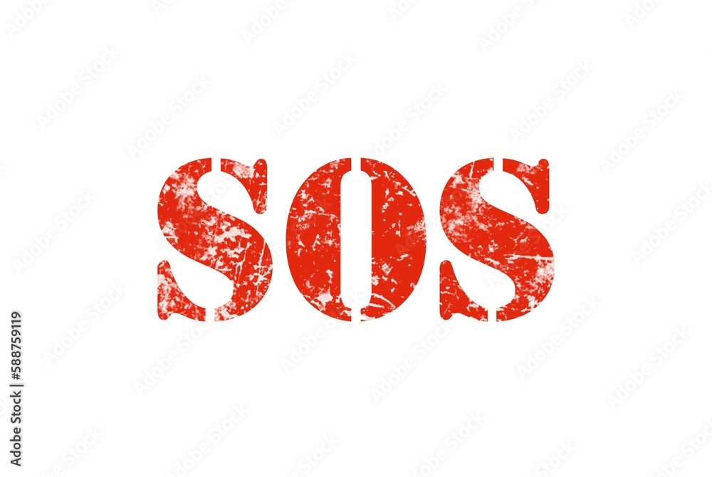 SOS Help.An alarming international signal.