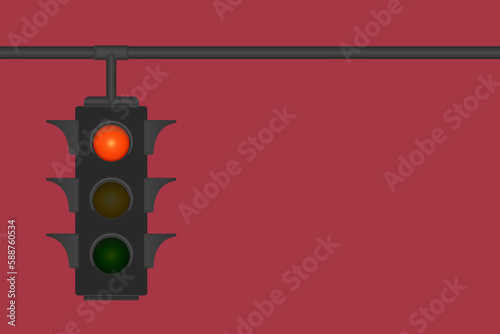 Red traffic light