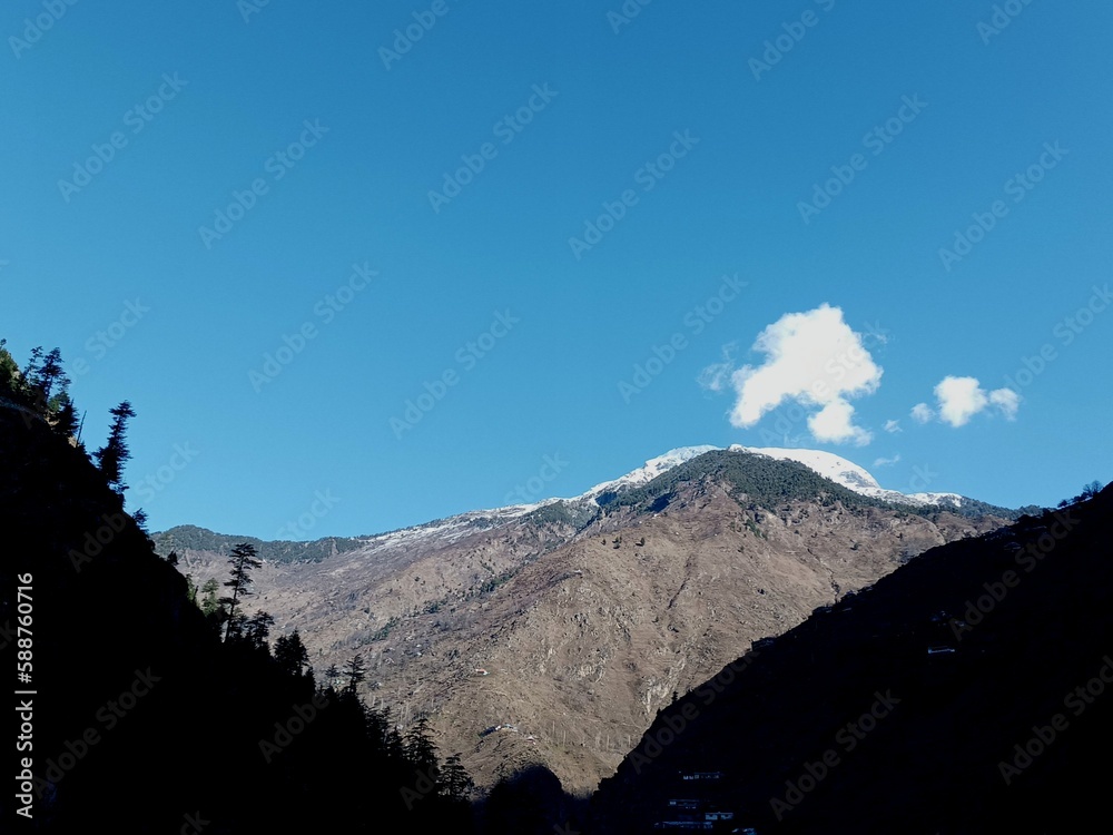 Naklejka premium Snowfalls Photos Gallery