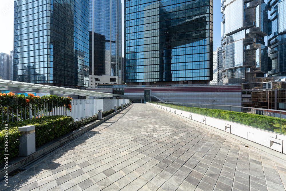 Fototapeta premium hong kong city skyline