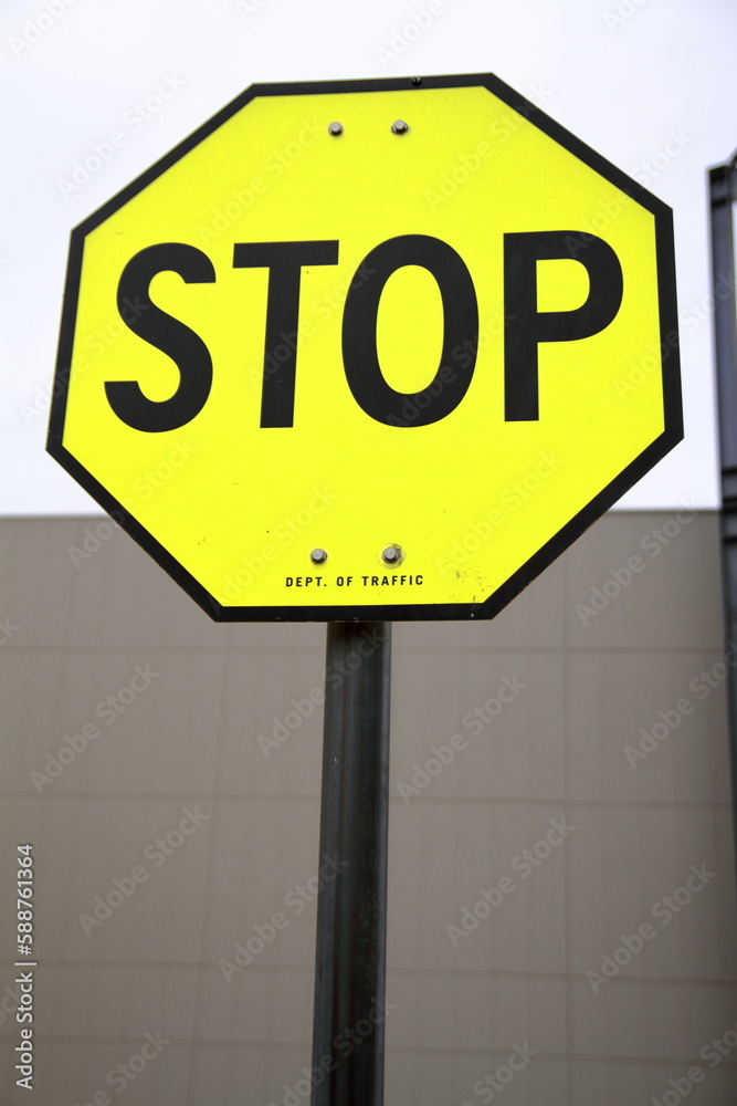 Obraz premium ストップ標識