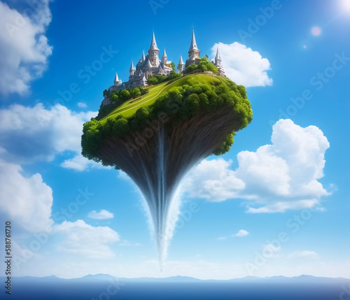 Fantasy Floating Island on ...
