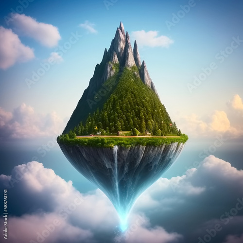 Fantasy Floating Island on ...