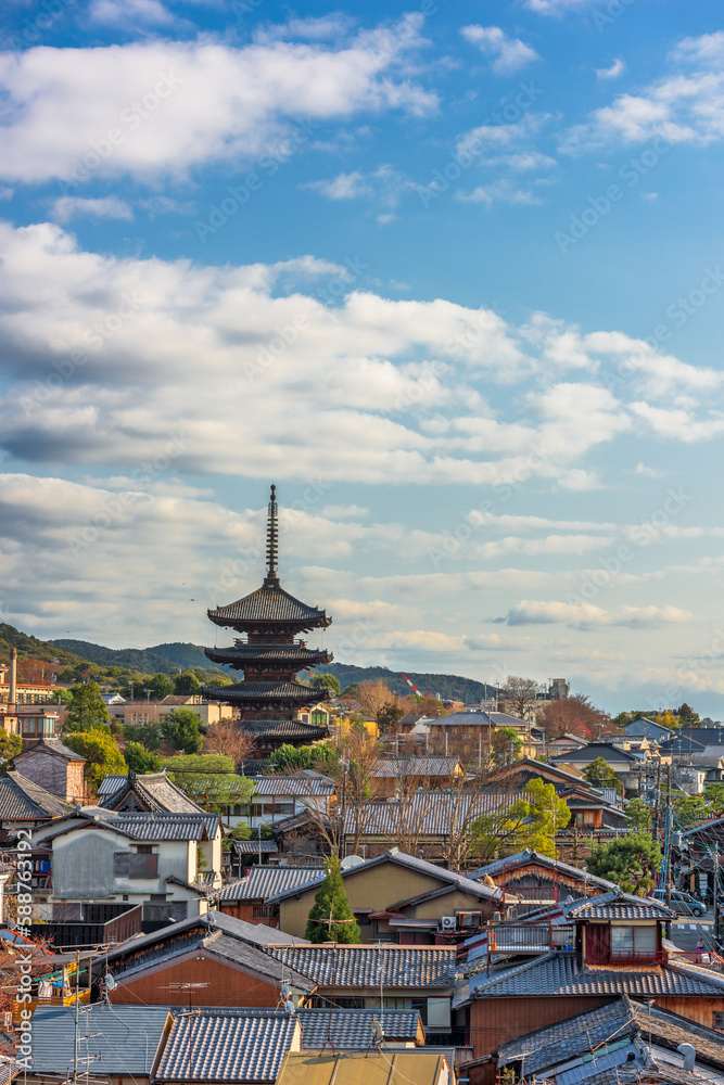 Kyoto, Japan in the Historic Higashiyama District