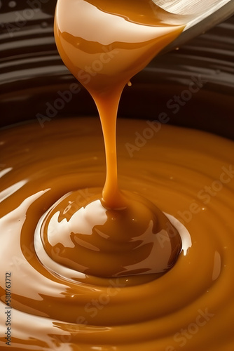 Melted caramel
