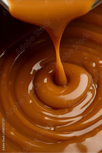 Melted caramel