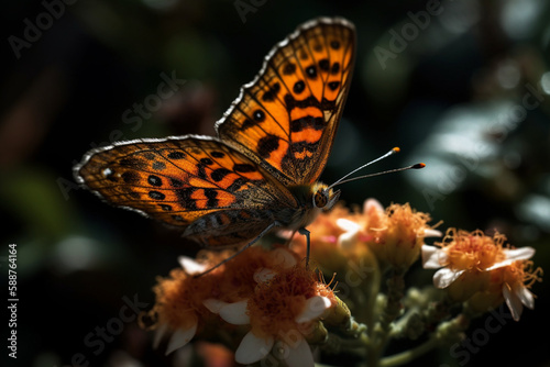 butterfly on flower © Everton