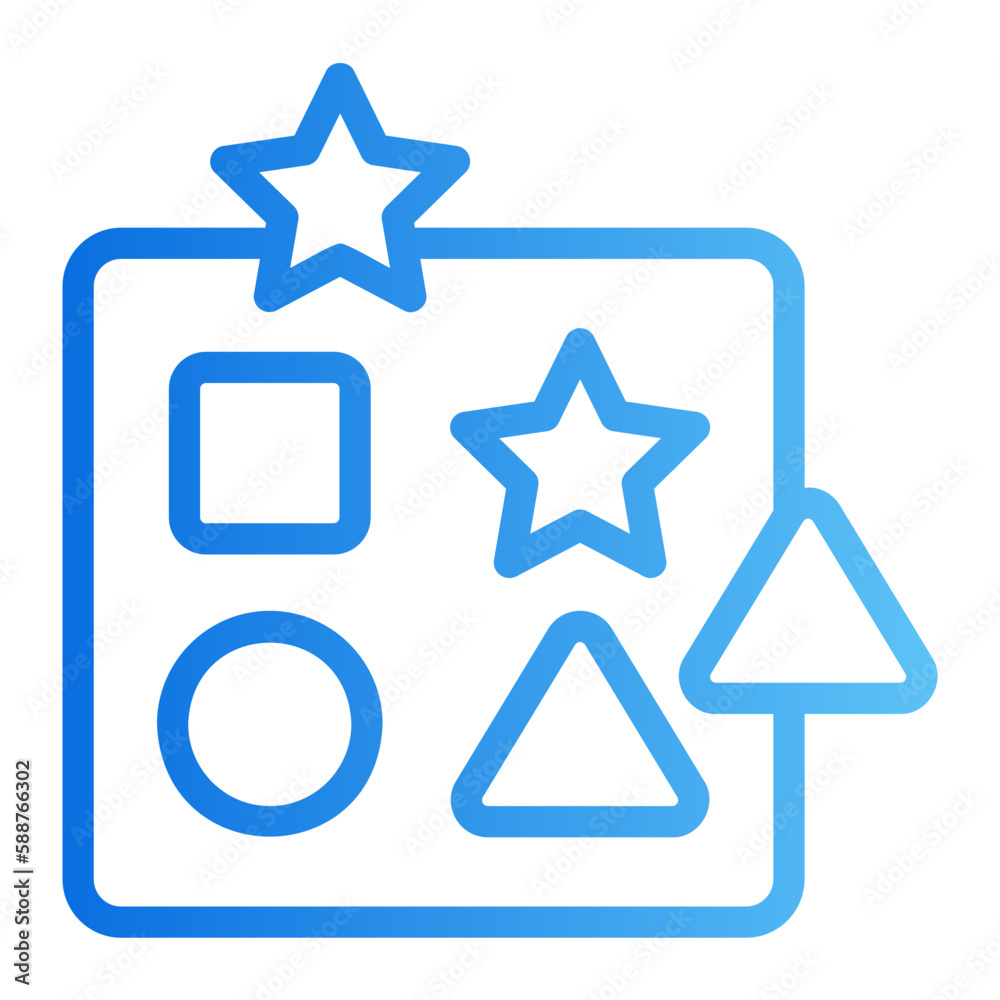 puzzel gradient icon puzzel gradient icon