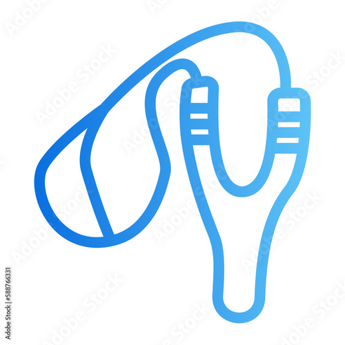 slingshot gradient icon