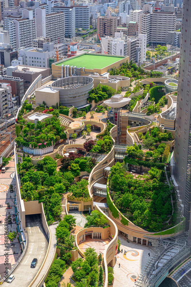 Fototapeta premium Namba Parks, Osaka, Japan