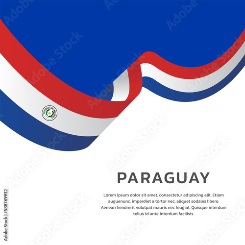 Free Download Illustration of paraguay flag Template - GFXLoad