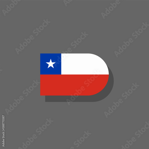 Illustration of chile flag Template Free Download Illustration of chile flag Template - GFXLoad