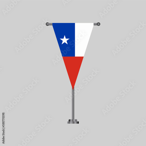 Illustration of chile flag Template Free Download Illustration of chile flag Template - GFXLoad