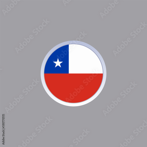 Illustration of chile flag Template Free Download Illustration of chile flag Template - GFXLoad