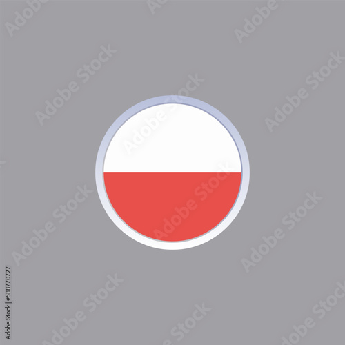 Free Download Illustration of poland flag Template - GFXLoad