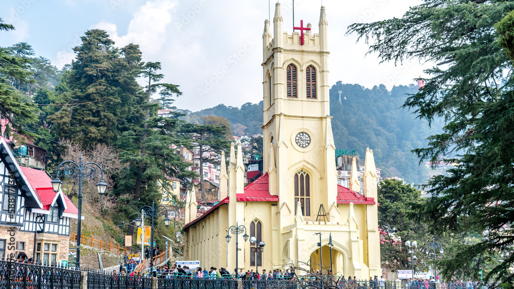 Christ Church Shimla, is the second oldest church in North India and a famous tourist destination