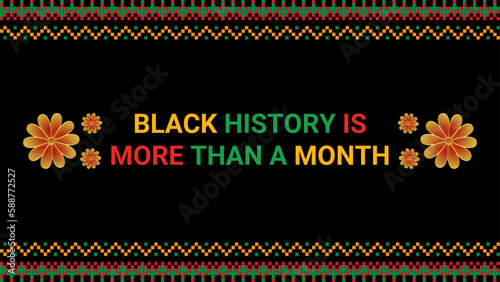 Black history month social media post